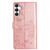 Samsung Galaxy A26 5G Butterflies and Flowers Leather Phone Case - Rose Gold
