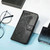 Samsung Galaxy A26 5G Butterfly Love Flower Embossed Leather Phone Case - Black