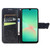 Samsung Galaxy A26 5G Butterfly Love Flower Embossed Leather Phone Case - Black