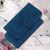 Samsung Galaxy A26 5G Butterfly Rose Embossed Leather Phone Case - Blue