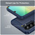 Samsung Galaxy A26 5G Carbon Fiber Brushed Texture TPU Phone Case - Blue Samsung Galaxy A26 5G Carbon Fiber Brushed Texture TPU Phone Case - Blue