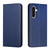 Samsung Galaxy A26 5G Carbon Fiber Texture Magnetic Flip Leather Phone Case - Blue Samsung Galaxy A26 5G Carbon Fiber Texture Magnetic Flip Leather Phone Case - Blue