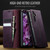 Samsung Galaxy A26 5G CaseMe 033 Calf Leather Lining Microfibre RFID Blocking Phone Case - Purple