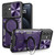 Samsung Galaxy A26 5G CD Texture Sliding Camshield Magnetic Holder Phone Case - Purple