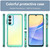 Samsung Galaxy A26 5G Colorful Series Acrylic Hybrid TPU Phone Case - Transparent Blue Samsung Galaxy A26 5G Colorful Series Acrylic Hybrid TPU Phone Case - Transparent Blue