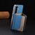 Samsung Galaxy A26 5G Colour Matching Horizontal Magnetic Card Bag RFID MagSafe Phone Case - Baby Blue