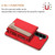 Samsung Galaxy A26 5G Colour Matching Horizontal Magnetic Card Bag RFID MagSafe Phone Case - Red Samsung Galaxy A26 5G Colour Matching Horizontal Magnetic Card Bag RFID MagSafe Phone Case - Red