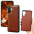 Samsung Galaxy A26 5G Cowhide Texture Back Cover Phone Case - Brown