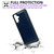 Samsung Galaxy A26 5G Cowhide Texture Back Cover Phone Case - Royal Blue