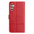 Samsung Galaxy A26 5G Cowhide Texture Stitching Leather Phone Case - Red