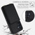Samsung Galaxy A26 5G Crossbody Dual-buckle Wallet RFID Back Leather Phone Case - Black Samsung Galaxy A26 5G Crossbody Dual-buckle Wallet RFID Back Leather Phone Case - Black