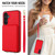 Samsung Galaxy A26 5G Crossbody Dual-buckle Wallet RFID Back Leather Phone Case - Red Samsung Galaxy A26 5G Crossbody Dual-buckle Wallet RFID Back Leather Phone Case - Red