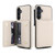 Samsung Galaxy A26 5G Crossbody Dual-buckle Wallet RFID Back Leather Phone Case - White