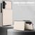 Samsung Galaxy A26 5G Crossbody Dual-buckle Wallet RFID Back Leather Phone Case - White