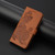 Samsung Galaxy A26 5G Datura Flower Embossed Flip Leather Phone Case - Brown Samsung Galaxy A26 5G Datura Flower Embossed Flip Leather Phone Case - Brown