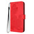 Samsung Galaxy A26 5G Datura Flower Embossed Flip Leather Phone Case - Red