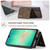 Samsung Galaxy A26 5G DG.MING M1 Series 3-Fold Multi Card Wallet + Magnetic Phone Case - Coffee