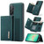 Samsung Galaxy A26 5G DG.MING M1 Series 3-Fold Multi Card Wallet + Magnetic Phone Case - Green