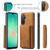Samsung Galaxy A26 5G DG.MING M2 Series 3-Fold Multi Card Bag + Magnetic Phone Case - Brown