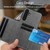 Samsung Galaxy A26 5G Double Buckle Card Slots Magnetic Phone Case - Black