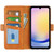 Samsung Galaxy A26 5G Dual-side Magnetic Buckle Horizontal Flip Leather Phone Case - Yellow