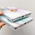 Samsung Galaxy A26 5G Electroplated Marble Texture Ring Holder Phone Case - Light Blue S5