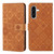 Samsung Galaxy A26 5G Ethnic Style Embossed Pattern Leather Phone Case - Brown