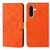 Samsung Galaxy A26 5G Ethnic Style Embossed Pattern Leather Phone Case - Orange