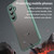 Samsung Galaxy A26 5G Fan Dun Series TPU Hybrid PC Frosted Phone Case - Green
