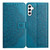 Samsung Galaxy A26 5G Flower Embossed Leather Phone Case - Blue