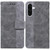 Samsung Galaxy A26 5G Geometric Embossed Leather Phone Case - Grey Samsung Galaxy A26 5G Geometric Embossed Leather Phone Case - Grey