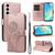 Samsung Galaxy A26 5G Global Dandelion Embossed Pattern Flip Leather Phone Case - Rose Gold