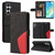 Samsung Galaxy A26 5G Global Dual-color Splicing Flip Leather Phone Case - Black
