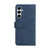 Samsung Galaxy A26 5G Global Dual-color Splicing Flip Leather Phone Case - Blue