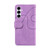Samsung Galaxy A26 5G Global Dual-color Splicing Flip Leather Phone Case - Purple