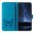 Samsung Galaxy A26 5G Global Embossed Butterfly Leather Phone Case - Blue
