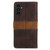 Samsung Galaxy A26 5G Grid Stitching Leather Phone Case with Lanyard - Brown