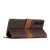 Samsung Galaxy A26 5G Grid Stitching Leather Phone Case with Lanyard - Brown
