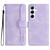 Samsung Galaxy A26 5G Heart Pattern Skin Feel Leather Phone Case - Purple