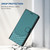 Samsung Galaxy A26 5G Honeycomb Embossing RFID Leather Phone Case - Peacock Green