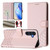 Samsung Galaxy A26 5G Honeycomb Embossing RFID Leather Phone Case - Pink