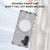Samsung Galaxy A26 5G Honeycomb Magnetic Ring Shockproof Phone Case - White Samsung Galaxy A26 5G Honeycomb Magnetic Ring Shockproof Phone Case - White