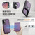 Samsung Galaxy A26 5G JEEHOOD J06 British Style RFID MagSafe Card Bag PU Phone Case - Purple