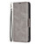 Samsung Galaxy A26 5G Lambskin Texture Pure Color Flip Leather Phone Case - Grey