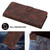 Samsung Galaxy A26 5G Line Pattern Skin Feel Leather Phone Case - Coffee Samsung Galaxy A26 5G Line Pattern Skin Feel Leather Phone Case - Coffee
