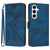 Samsung Galaxy A26 5G Line Pattern Skin Feel Leather Phone Case - Royal Blue Samsung Galaxy A26 5G Line Pattern Skin Feel Leather Phone Case - Royal Blue