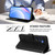 Samsung Galaxy A26 5G Litter Panda Embossing RFID Leather Phone Case with Lanyard - Black