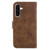 Samsung Galaxy A26 5G Little Tiger Embossed Leather Phone Case - Brown