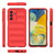 Samsung Galaxy A26 5G Magic Shield TPU + Flannel Phone Case - Red