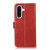 Samsung Galaxy A26 5G Magnetic Crazy Horse Texture Genuine Leather RFID Phone Case - Red